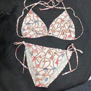 ビキニ Gucci Gucci Burgundy Stretch Terry Fabric Bikini Gucci Women Burgundy Stretch Terry Fabric Bikini In Red